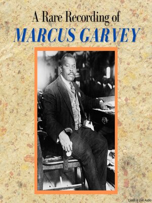 cover image of A Rare Recording of Marcus Garvey